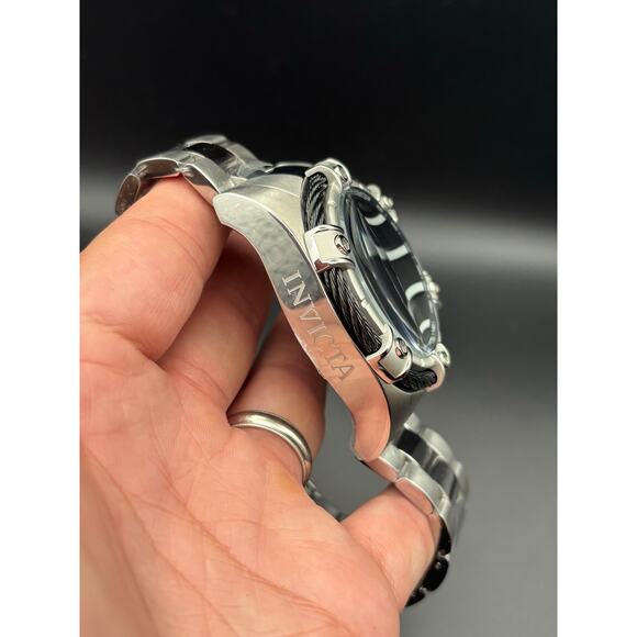 Invicta Bolt 25512 Mens 52mm Stainless Steel Chronograph Quartz 100m NIBWT - Picture 9 of 17